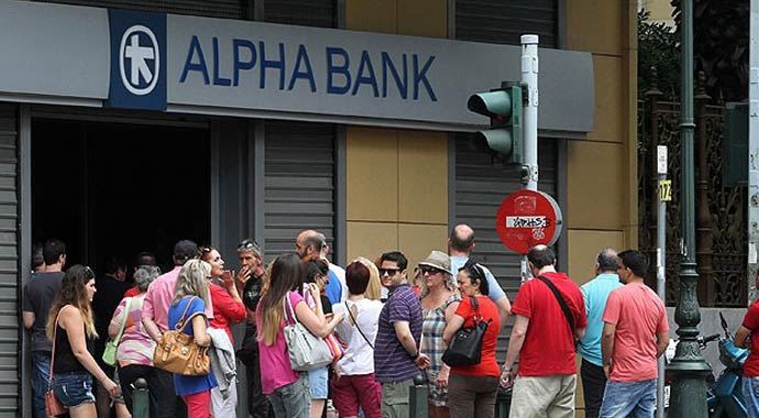 Yunanistan'da bankalar yarın kapalı Yunanistan'da bankalar yarın kapalı