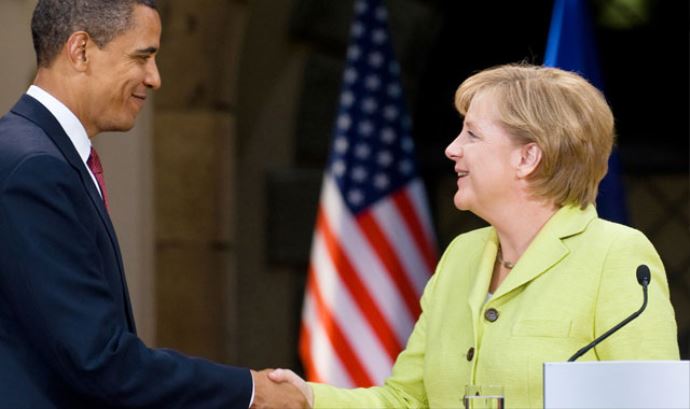 Obama ile Merkel'de gündem Yunanistan Obama ile Merkel'de gündem Yunanistan