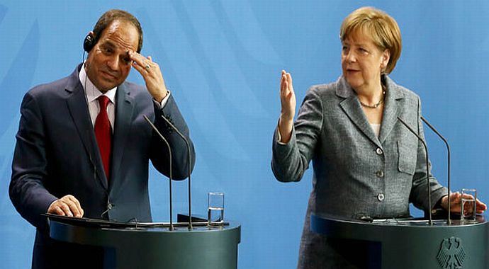 Merkel'den Sisi'ye soğuk duş