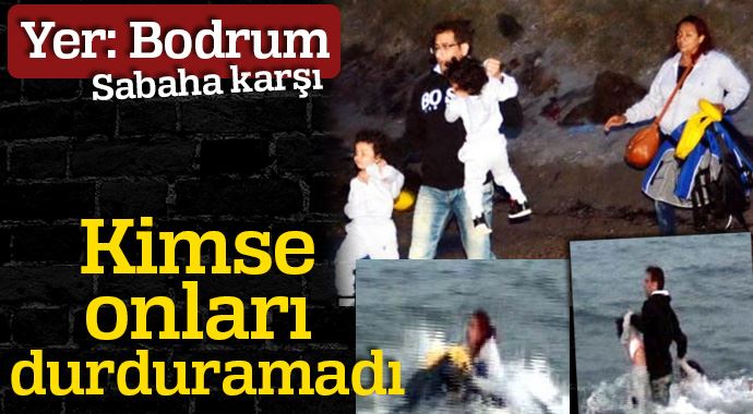 Bodrum'da 3 kaçak grubunun çaresiz halleri