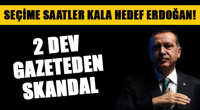 Seçime saatler kala Erdoğan'ı hedef yaptılar! Seçime saatler kala Erdoğan'ı hedef yaptılar!