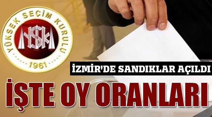İşte İzmir'den ilk sonuçlar!
