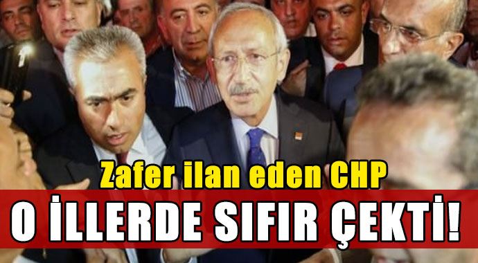 CHP 38 ilde &#039;0&#039; çekti