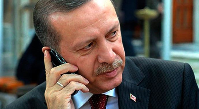 Erdoğan'a sürpriz telefon Erdoğan'a sürpriz telefon