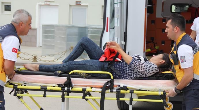 Go-Kart pistinde kaza! Üniversiteli kız hastanelik oldu