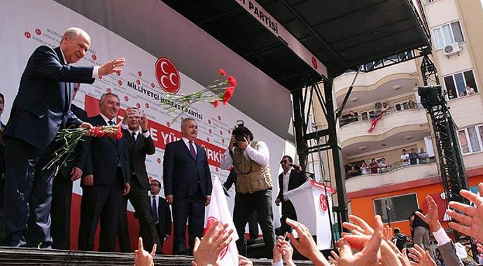 Bahçeli&#039;nin memleketinde MHP birinci çıktı