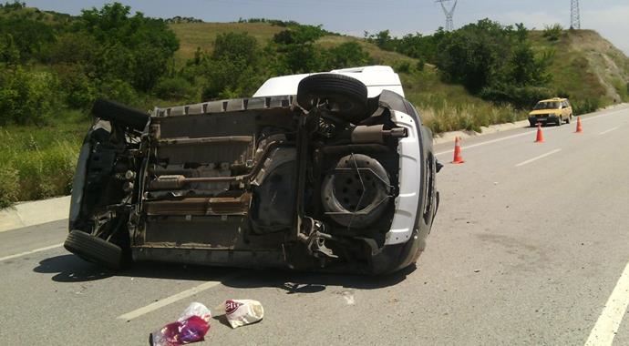 Tosya'daki feci kazada 5 kişi yaralandı Tosya'daki feci kazada 5 kişi yaralandı
