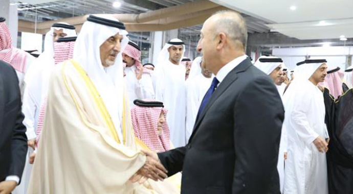 Dışişleri Bakanı Çavuşoğlu Suudi Arabistan'da Dışişleri Bakanı Çavuşoğlu Suudi Arabistan'da