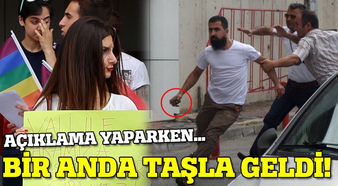 Açıklama yapılırken bir anda saldırdı Açıklama yapılırken bir anda saldırdı