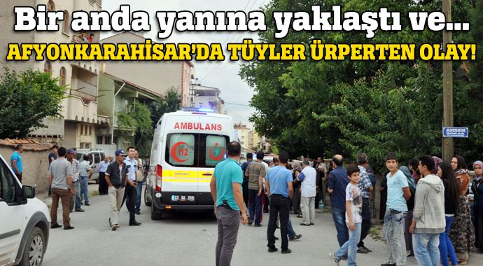 Yanına yaklaştığı kadının bileğini kesip kaçtı Yanına yaklaştığı kadının bileğini kesip kaçtı