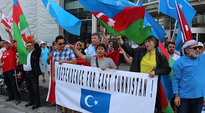 Kanada&#039;da Çin protesto edildi