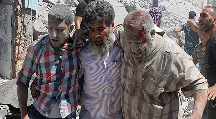 Korkunç patlama: Çok sayıda ölü ve yaralı var Korkunç patlama: Çok sayıda ölü ve yaralı var