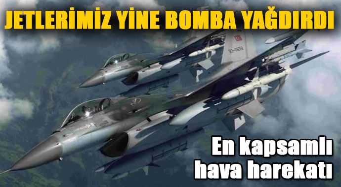 PKK ve IŞİD&#039;e ağır bombardıman
