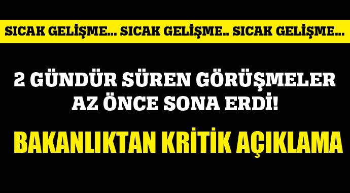 2 gündür süren kritik görüşme sona erdi!