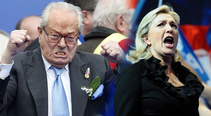 Le Pen ailesindeki baba - kız krizi büyüyor Le Pen ailesindeki baba - kız krizi büyüyor