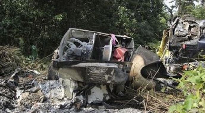 Nijerya'da helikopter düştü: 4 ölü Nijerya'da helikopter düştü: 4 ölü