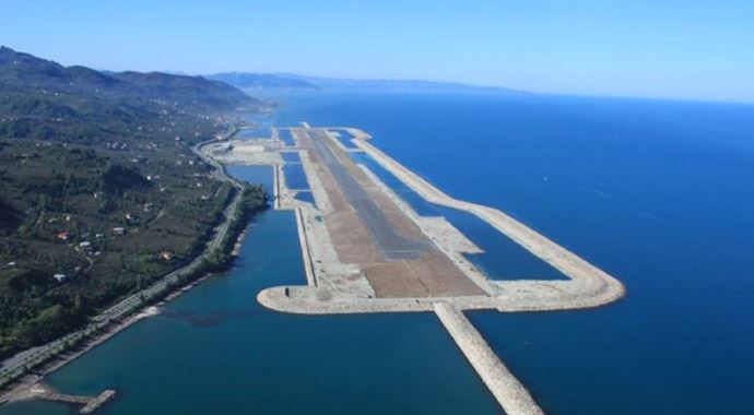 Rize-Artvin Havalimanında sondaj tamam Rize-Artvin Havalimanında sondaj tamam