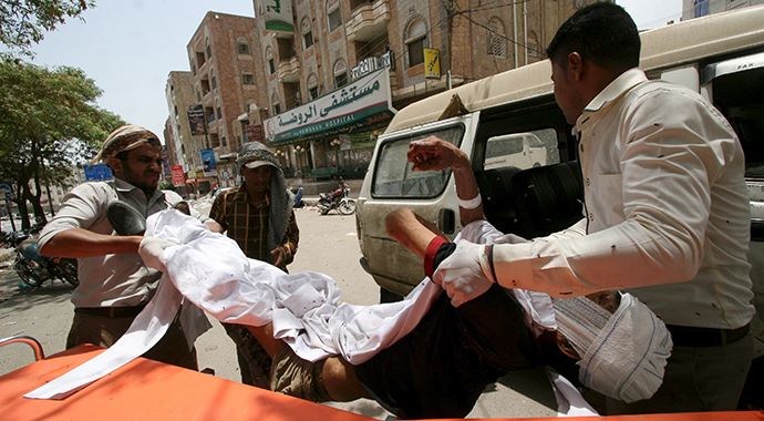 Taiz'de 1 günün bilançosu: 94 ölü, 150'den fazla yaralı Taiz'de 1 günün bilançosu: 94 ölü, 150'den fazla yaralı