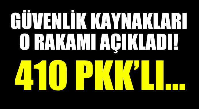 23 Temmuz'dan bu yana hava operasyonlarında 410 PKK'lı öldürüldü 23 Temmuz'dan bu yana hava operasyonlarında 410 PKK'lı öldürüldü
