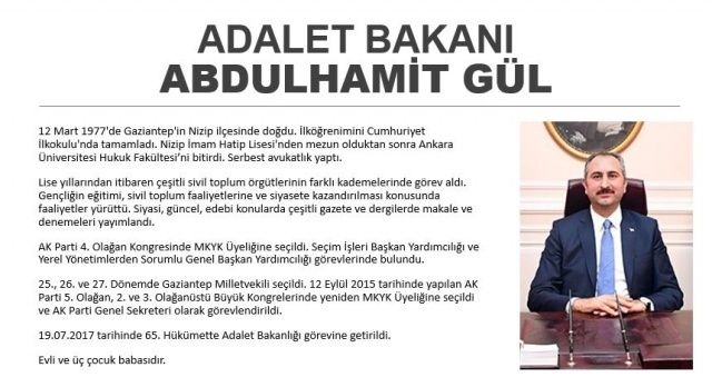 Gaziantep'in Nizip ilçesinde, 12 Mart 1977'de doğan Gül, Nizip İmam Hatip Lisesi'nden mezun olduktan sonra Ankara Üniversitesi Hukuk Fakültesini bitirdi, bir süre serbest avukatlık yaptı.
AK Parti 4. Olağan Kongresinde Merkez Karar ve Yönetim Kurulu (MKYK) üyeliğine seçilen Gül, Seçim İşleri Başkan Yardımcılığı ve Yerel Yönetimlerden Sorumlu Genel Başkan Yardımcılığı görevlerinde bulundu.
Gül, 25. ve 26. Dönemde Gaziantep Milletvekili olarak TBMM'de yer aldı.
AK Parti 5. Olağan, 2. ve 3. Olağanüstü Büyük Kongrelerinde MKYK'de yer alan Gül, AK Parti Genel Sekreterliği görevini yürüttü.
19 Temmuz 2017'de 65. Hükümetin Adalet Bakanlığına getirilen Gül, 24 Haziran'da yapılan 27. Dönem Milletvekili Genel Seçiminde Gaziantep'ten milletvekili seçildi.
Abdulhamit Gül, evli ve üç çocuk babası.