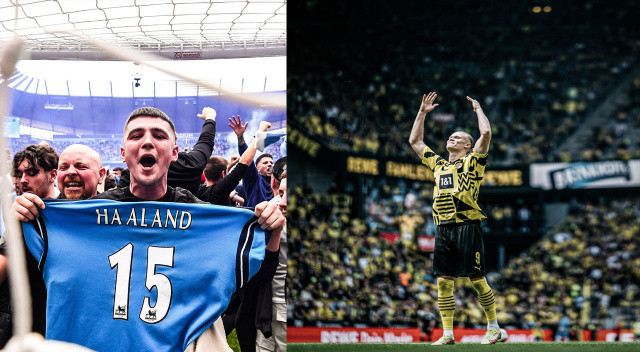 Erling Haaland... Norveçli süper golcünün Manchester City'ye transfer olduğu resmen açıklanmıştı.
21 yaşındaki santrfor için yakında imza töreni düzenlenecek.