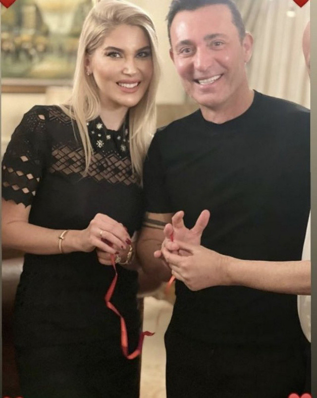 Çift geçtiğimiz şubat ayında nişanlanmıştı.