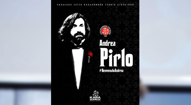 Andrea Pirlo da Fatih Karagümrük Kulübünün kendisine gösterdiği ilgiye teşekkür ederek,