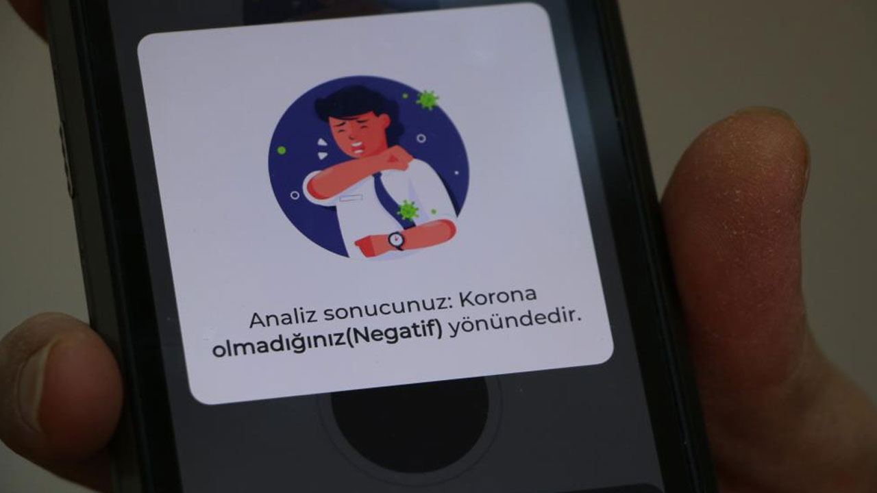 Öksürük testinden korona testi Öksürük testinden korona testi