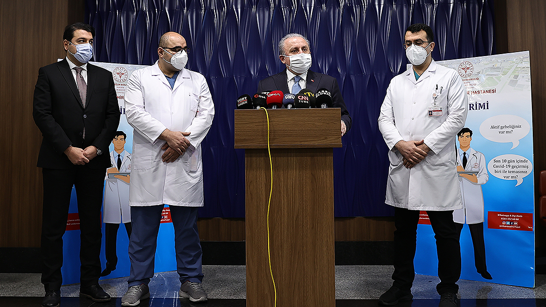 TBMM Başkanı Şentop Covid-19 aşısı yaptırdı TBMM Başkanı Şentop Covid-19 aşısı yaptırdı