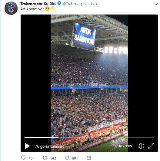 Trabzonspor'dan G.Saray'a olay gönderme!
