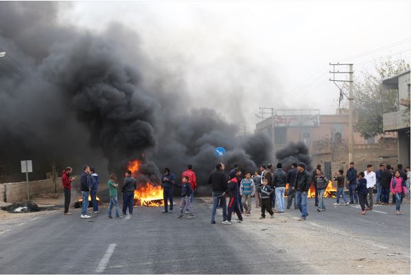Şanlıurfa'da elektrik kesintisi protestosu