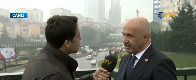 AK Partili vekil çok vahim tabloyu anlatıyordu, kaza canlı yayında oldu