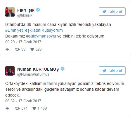 Türk polisine operasyon sonrası tebrik yağdı