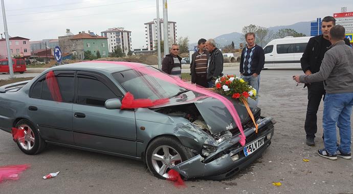 Samsun'da trafik kazası: 6 yaralı