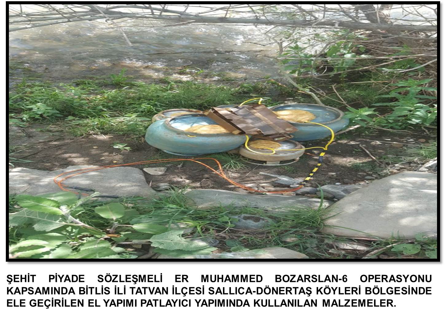 Bitlis’te 8 sığınak böyle imha edildi