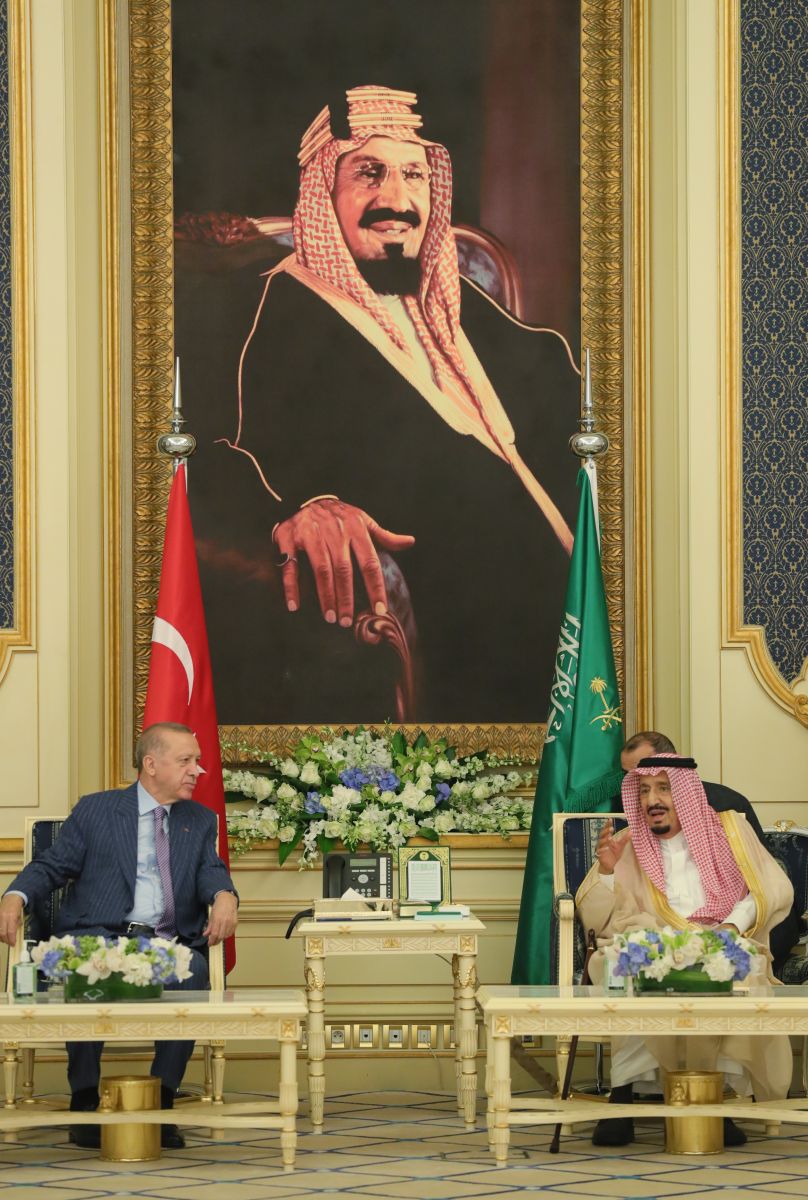 Erdoğan, Kral Selman'ın davetlisi olarak Arabistan'a gitti