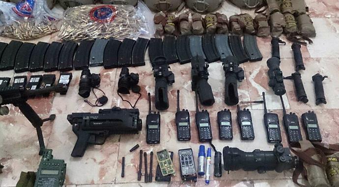 Marmaris'te kaçan hainlerin silahları ele geçirildi