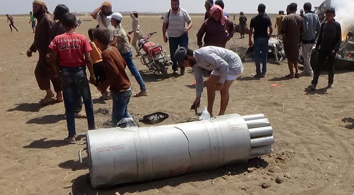 Rus helikopteri düşürüldü: 5 ölü var