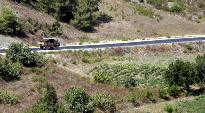 Hatay'a 17 top mermisi düştü