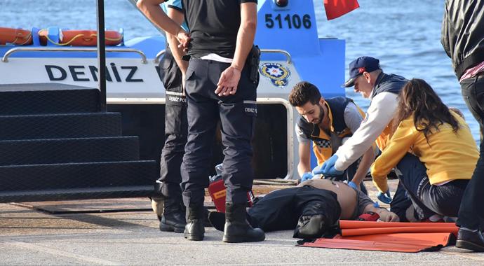 İntihar eden şahsı polis kurtardı