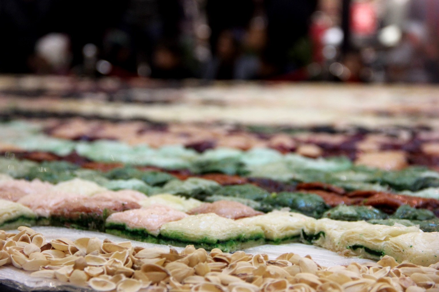 Baklavadan mozaik ile dünya rekoru