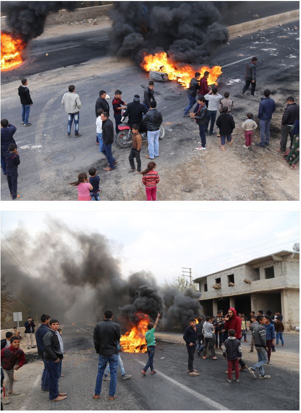 Şanlıurfa'da elektrik kesintisi protestosu