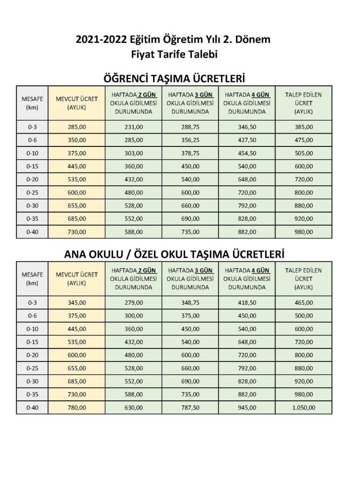 İzmir'de öğrenci servislerine büyük zam geldi