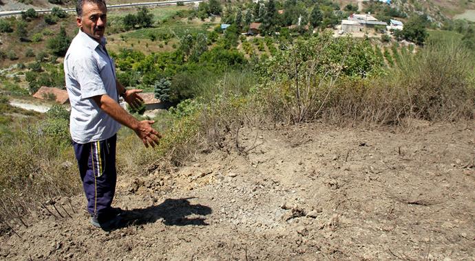 Hatay'a 17 top mermisi düştü
