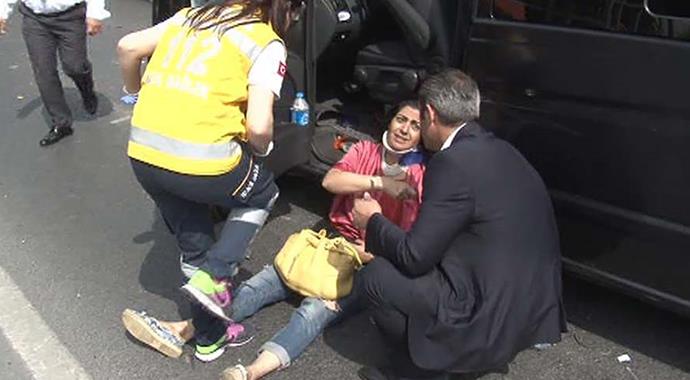 Yenibosna'da zincirleme kaza: 4 yaralı