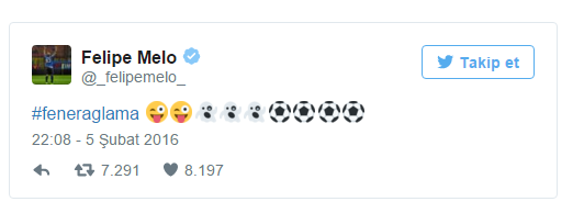 Melo'dan F.Bahçelileri çıldırtacak tweet