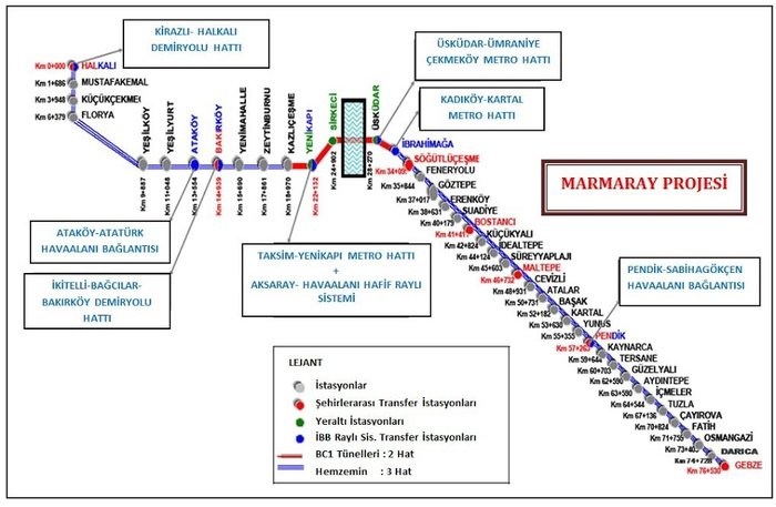 Halkalı-Gebze banliyö hattı açıldı (Halkalı Gebze hattı durakları, tren güzergahı)