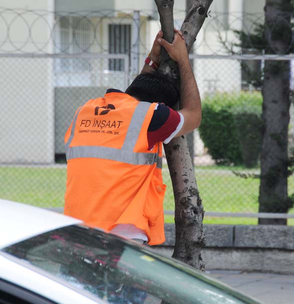 Yerdeki kanları görünce, şoka girdi!