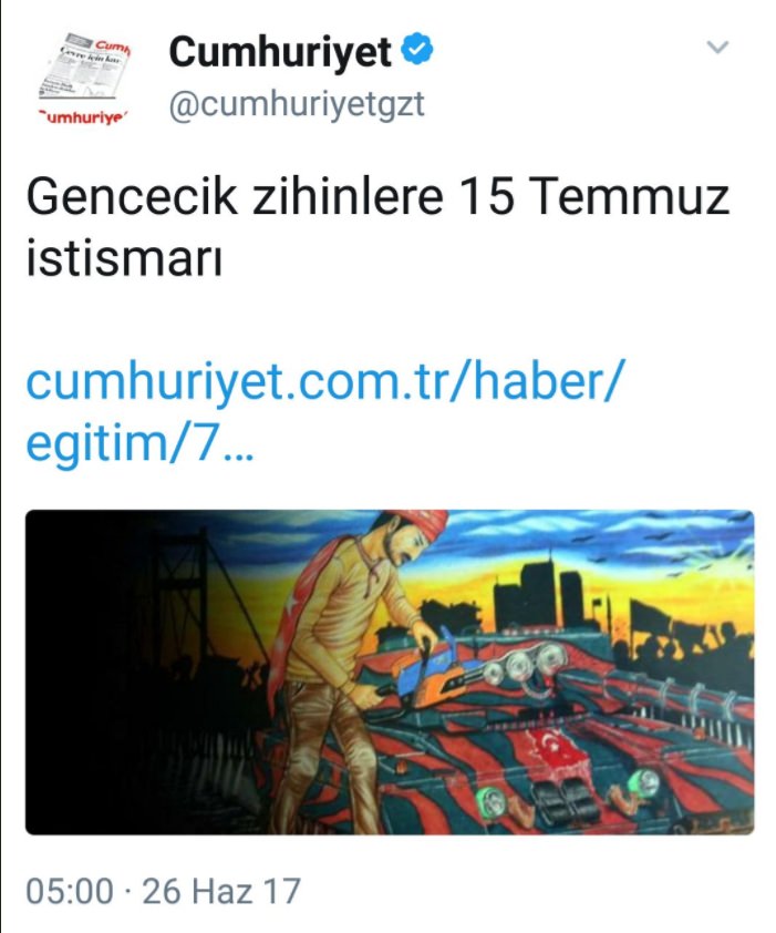 Cumhuriyet’ten skandal 15 Temmuz haberi