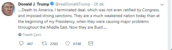 Trump'tan flaş açıklama: İran'a saldırıyı 10 dakika kala durdurdum